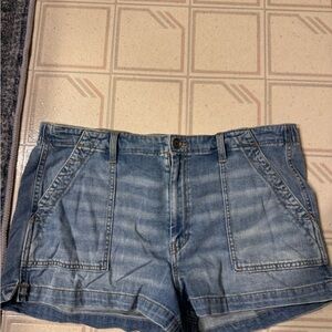 Aerie Blue Jean Shorts with Classic Denim Style